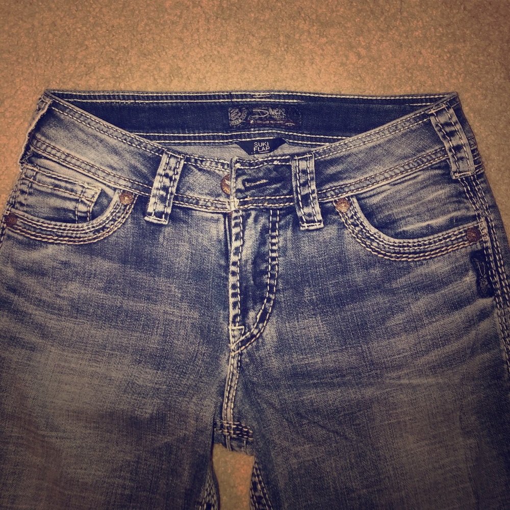 Silver jeans